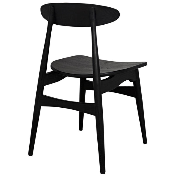 Noir Furniture Surf Chair, Charcoal Black-Noir Furniture-Blue Hand Home