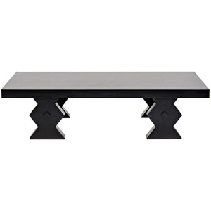 Noir Furniture Suzu Coffee Table, Hand Rubbed Black-Noir Furniture-Blue Hand Home