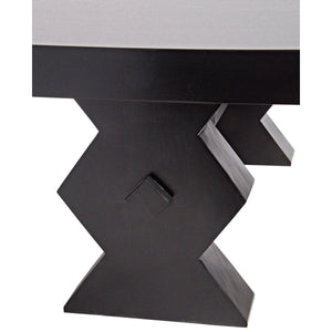 Noir Furniture Suzu Coffee Table, Hand Rubbed Black-Noir Furniture-Blue Hand Home