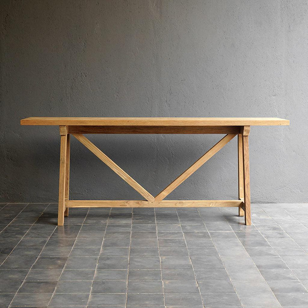 Teak French Farm Console-Organic Restoration-Blue Hand Home