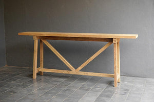 Teak French Farm Console-Organic Restoration-Blue Hand Home