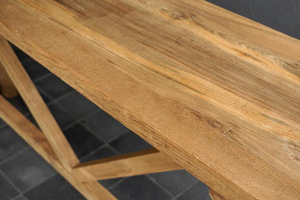 Teak French Farm Console-Organic Restoration-Blue Hand Home