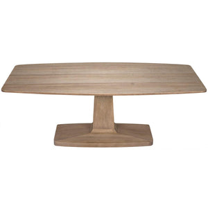 Noir Furniture Travis Table, Washed Walnut-Noir Furniture-Blue Hand Home