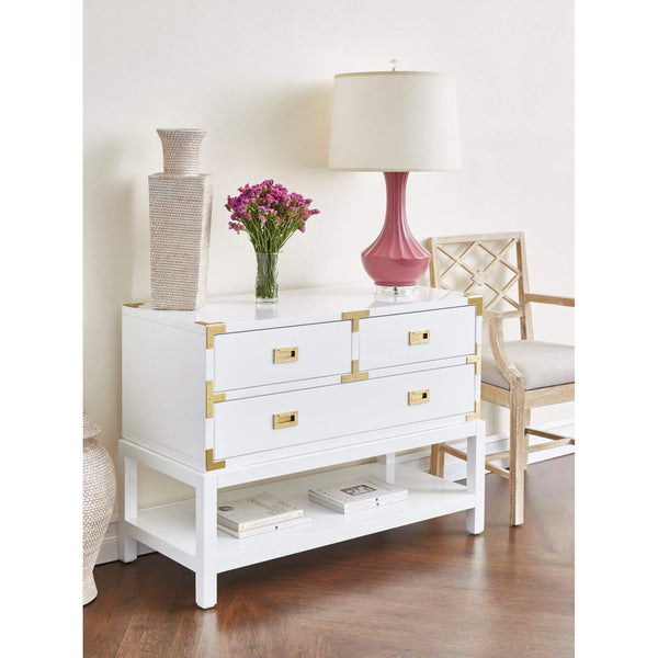 Villa & House - Tansu Console Table In White-Bungalow 5-Blue Hand Home