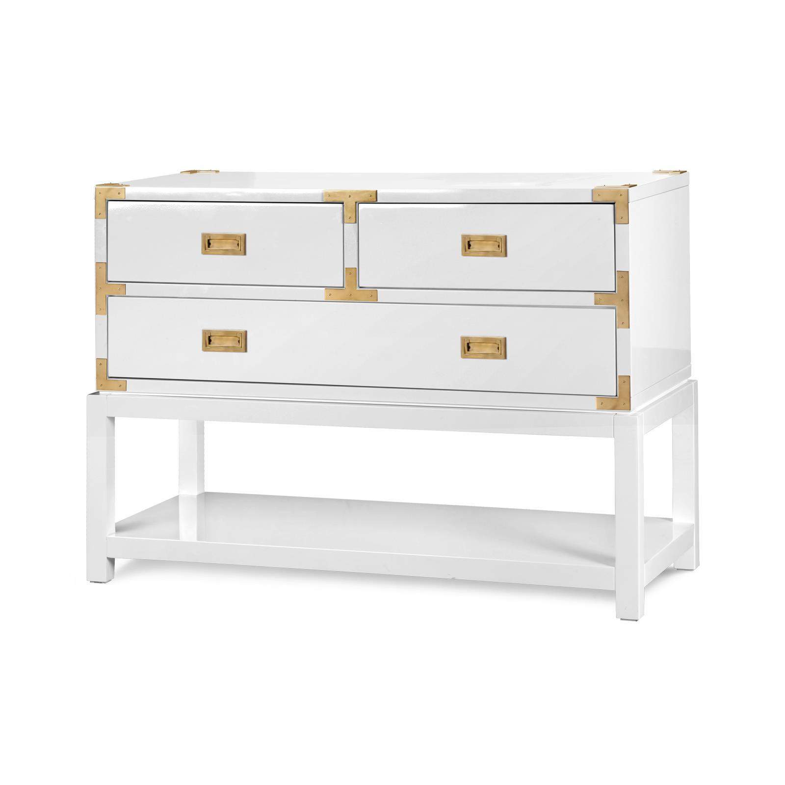 Villa & House - Tansu Console Table In White-Bungalow 5-Blue Hand Home