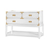 Villa & House - Tansu Console Table In White-Bungalow 5-Blue Hand Home