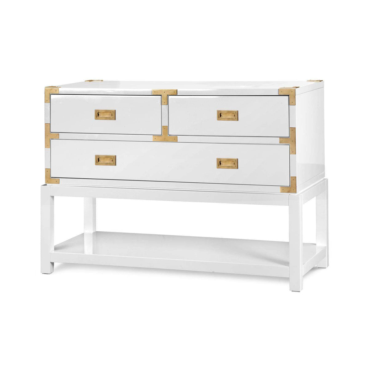 Villa &amp; House - Tansu Console Table In White-Bungalow 5-Blue Hand Home