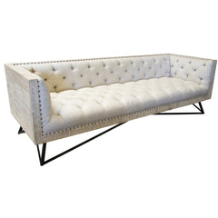 Byron Sofa Reclaimed Lumber/Steel Base-CFC Furniture-Blue Hand Home