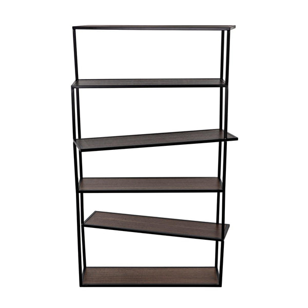 Verso Bookcase-Noir Furniture-Blue Hand Home