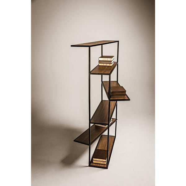 Verso Bookcase-Noir Furniture-Blue Hand Home