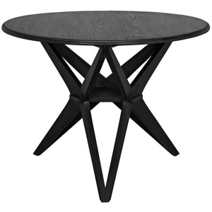 Noir Furniture Victor Dining Table, Charcoal Black-Noir Furniture-Blue Hand Home