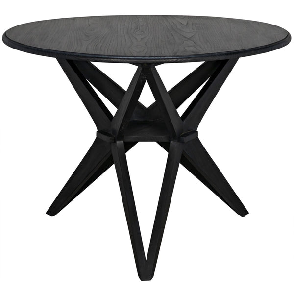 Noir Furniture Victor Dining Table, Charcoal Black-Noir Furniture-Blue Hand Home