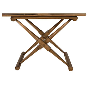 Noir Furniture Zanta Side Table, Saddle Brown-Noir Furniture-Blue Hand Home